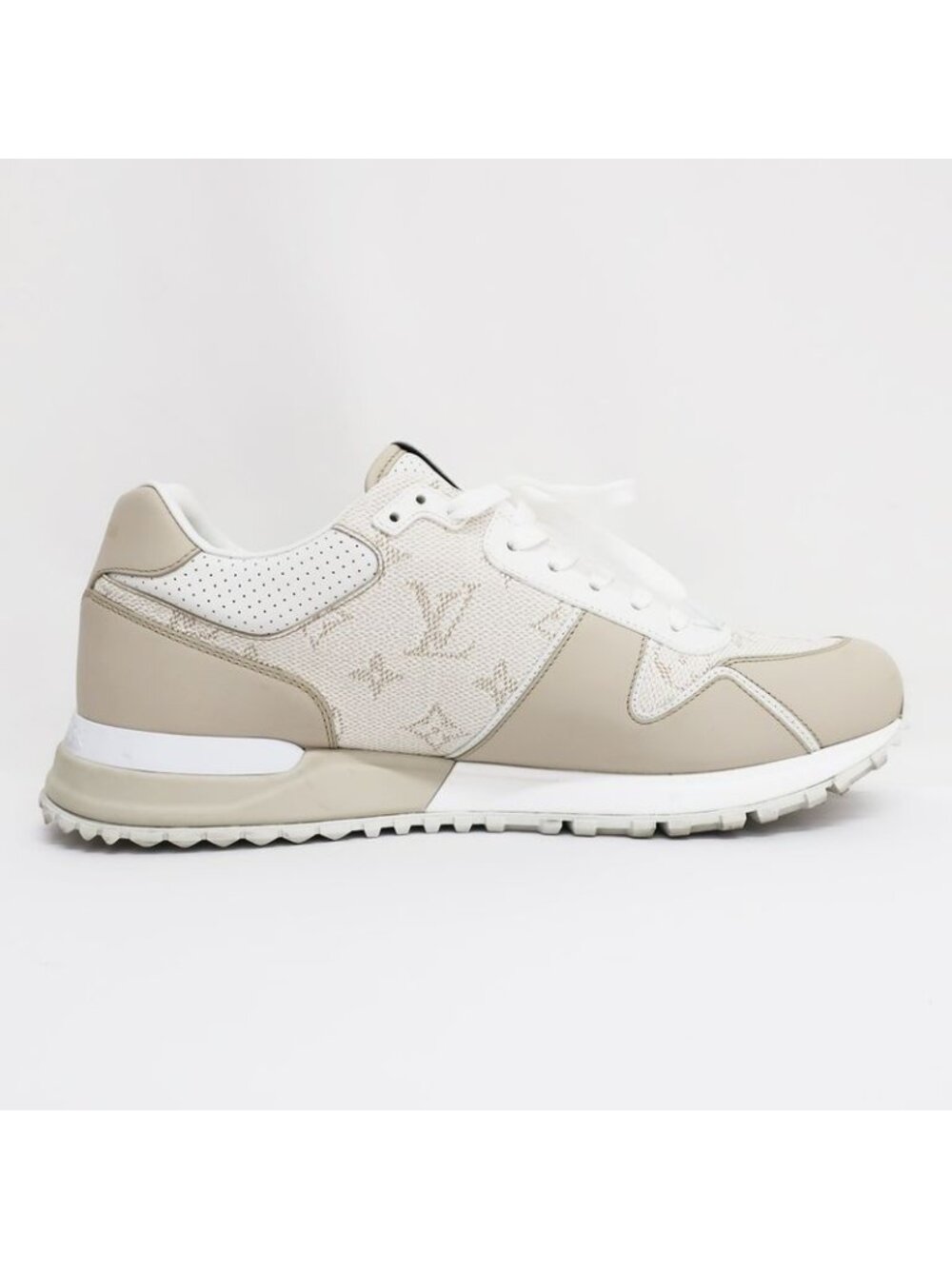 Louis Vuitton Runaway Sneakers 1 Ahso4 Monogram Beige Size - Picture 2 of 10
